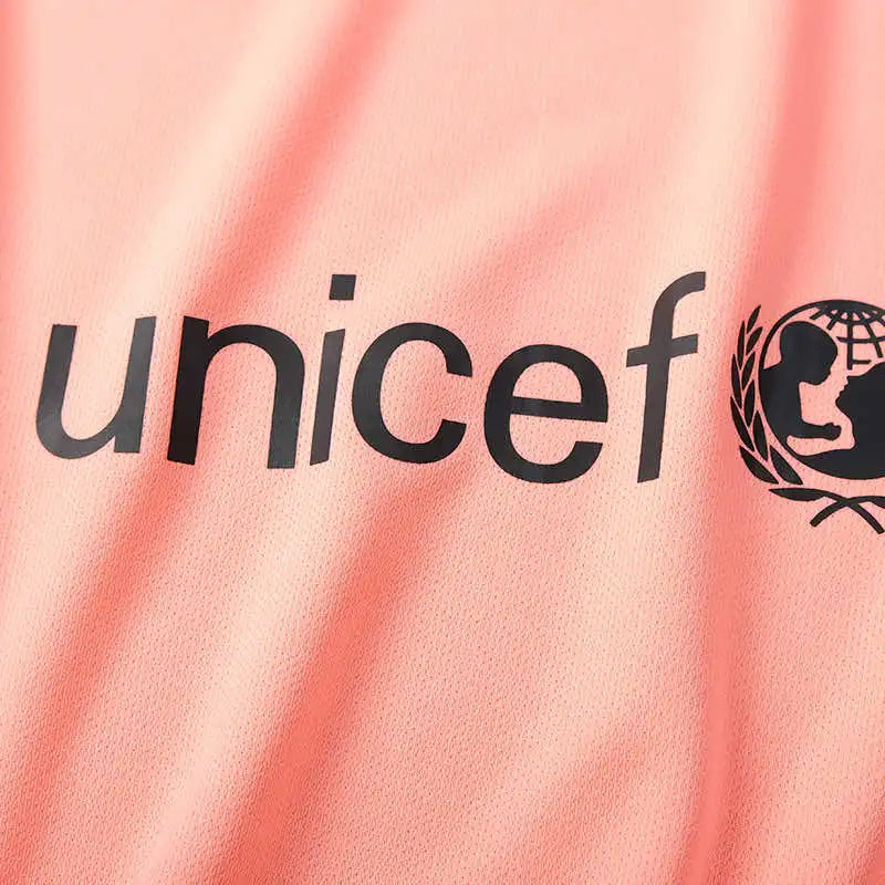 Barcelona 2018 19 Pink Home Retro Football Jersey