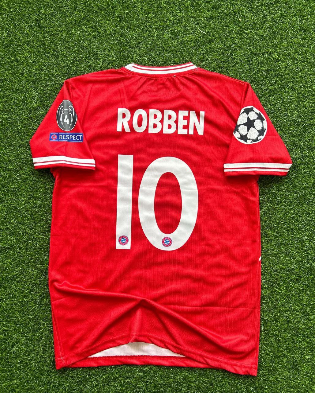 Arjen Robben Bayern Jersey With Champions League Patch