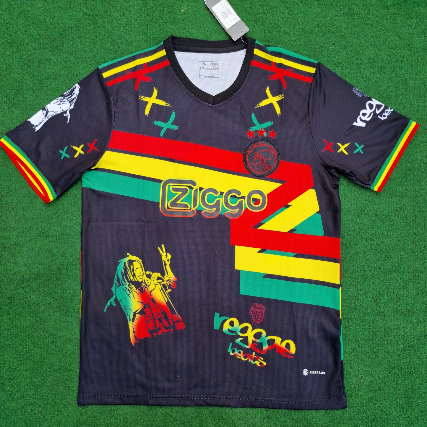 AFC Amsterdam Bob Marley Special Commemorative Tshirt Jersey Trikot Maillot Camiseta voetbaltrui