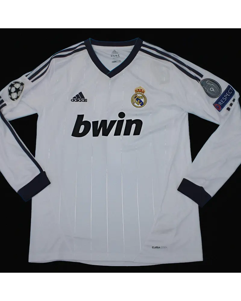 Cristiano Ronaldo Real Madrid 2012 2013 Retro Long Sleeve Jersey Trikot