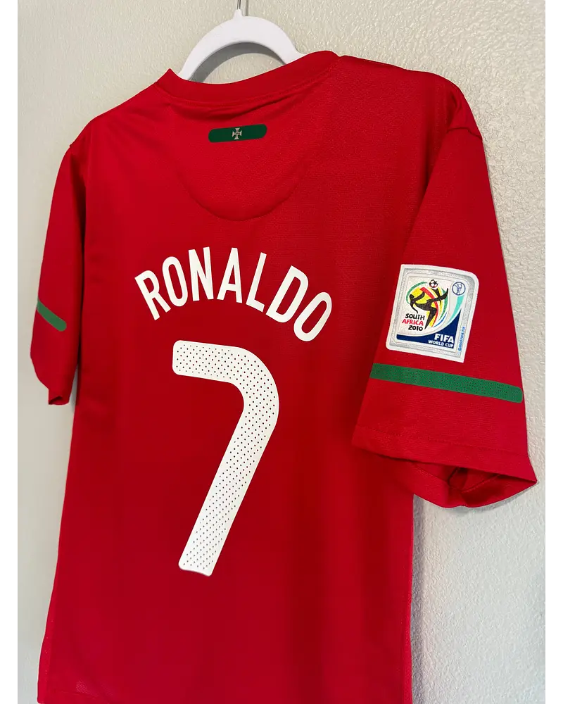 Cristiano Ronaldo Portugal 2010 World Cup Retro Jersey Trikot Maglia