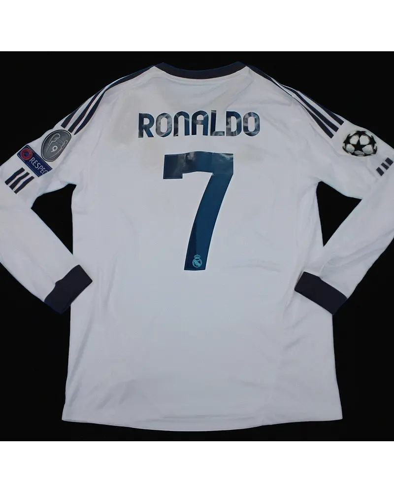 Cristiano Ronaldo Real Madrid 2012 2013 Retro Long Sleeve Jersey Trikot