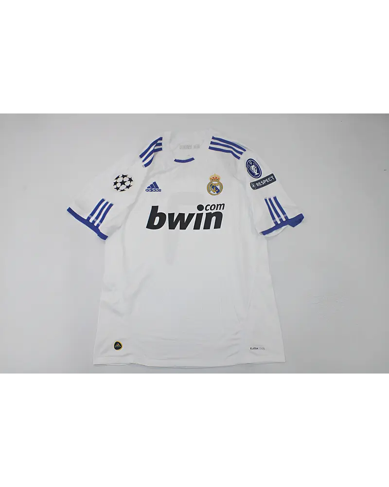 Cristiano Ronaldo 2010-11 Real Madrid White Retro Jersey