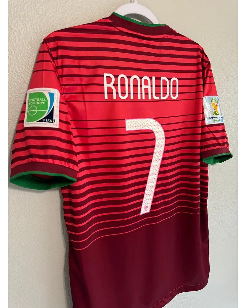 Cristiano Ronaldo Portugal 2014 World Cup Retro Jersey Trikot Maglia