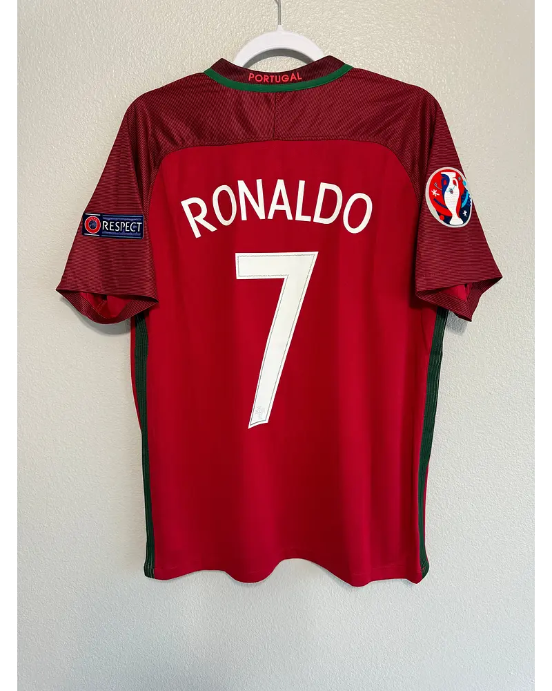 Cristiano Ronaldo Portugal EURO 2016 Final Retro Jersey Trikot Maglia