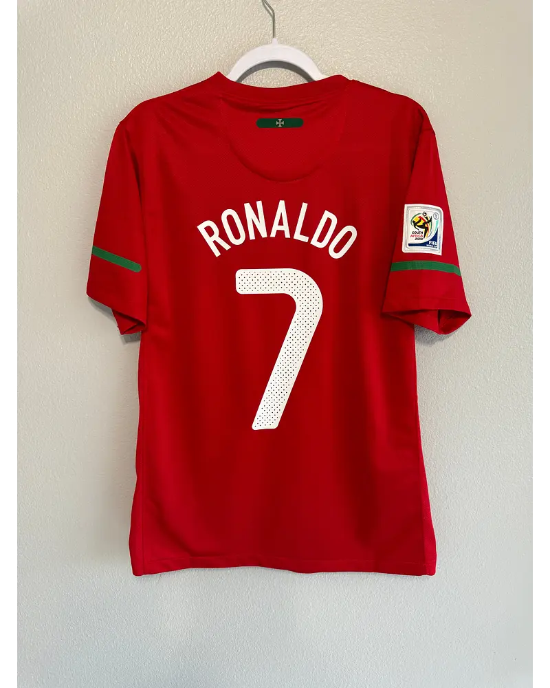 Cristiano Ronaldo Portugal 2010 World Cup Retro Jersey Trikot Maglia