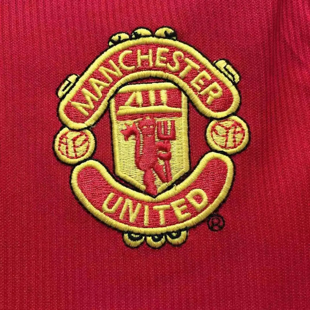 Manchester United Home retro 1998 season Red Football jersey