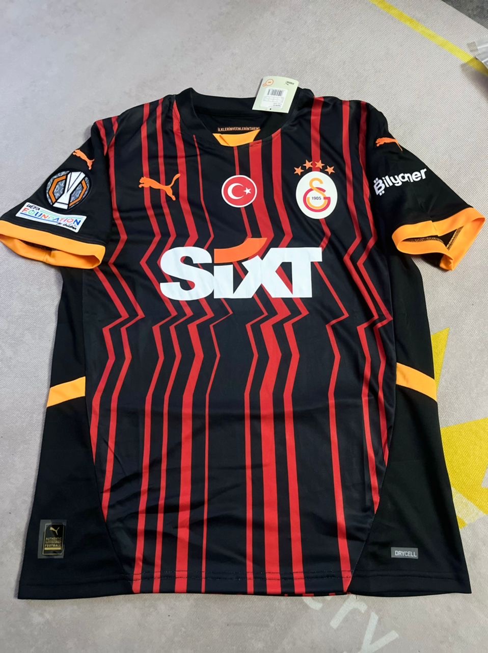 Galatasaray Osimhen Yeni Sezon Siyah  Kırmızı 2025 Season Trikot Forma