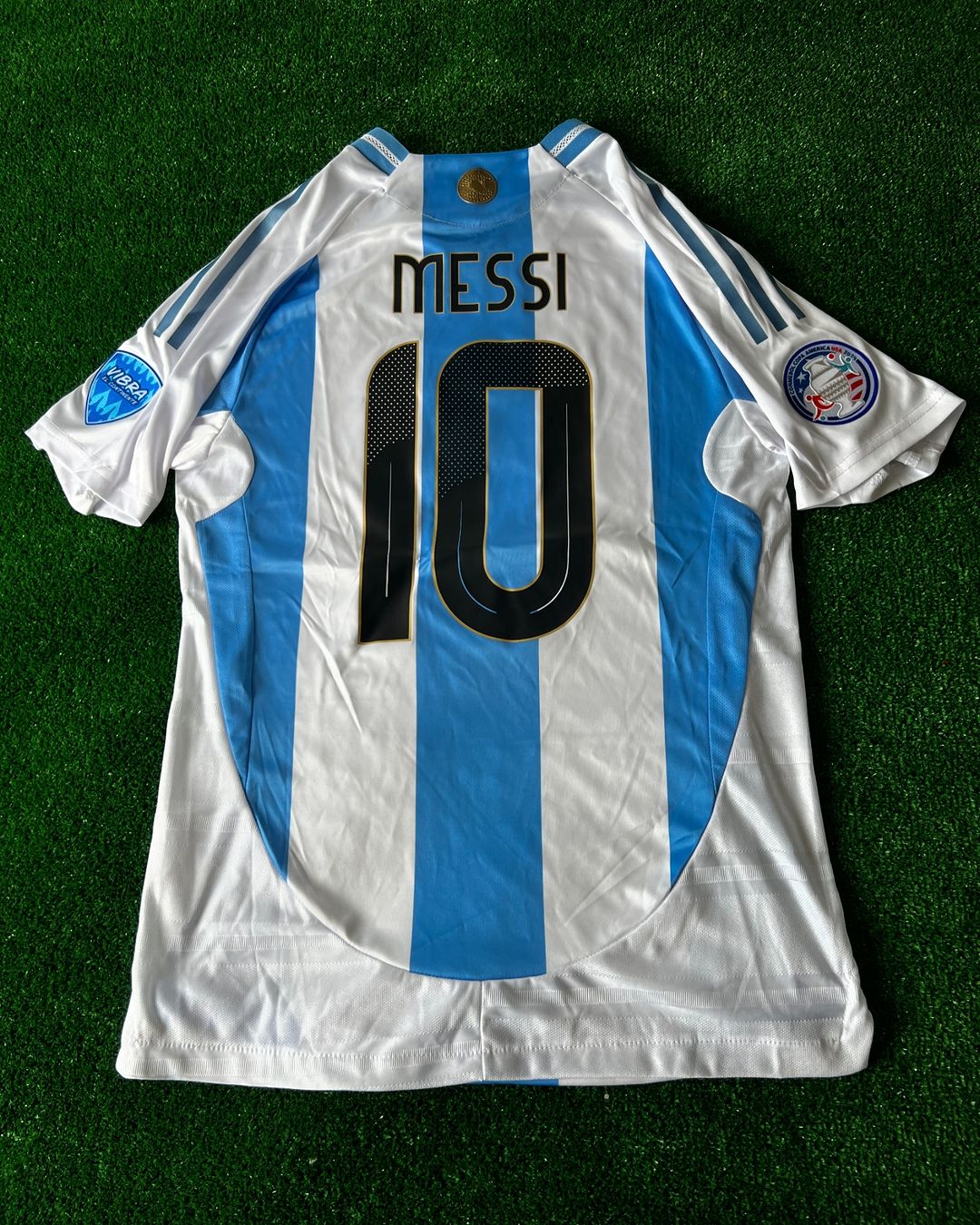 Lionel Messi Argentina 2024 Copa America Home Jersey Maillot Trikot Maglia