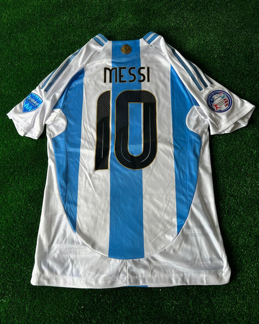 Lionel Messi Argentina 2024 Copa America Home Jersey Maillot Trikot Maglia