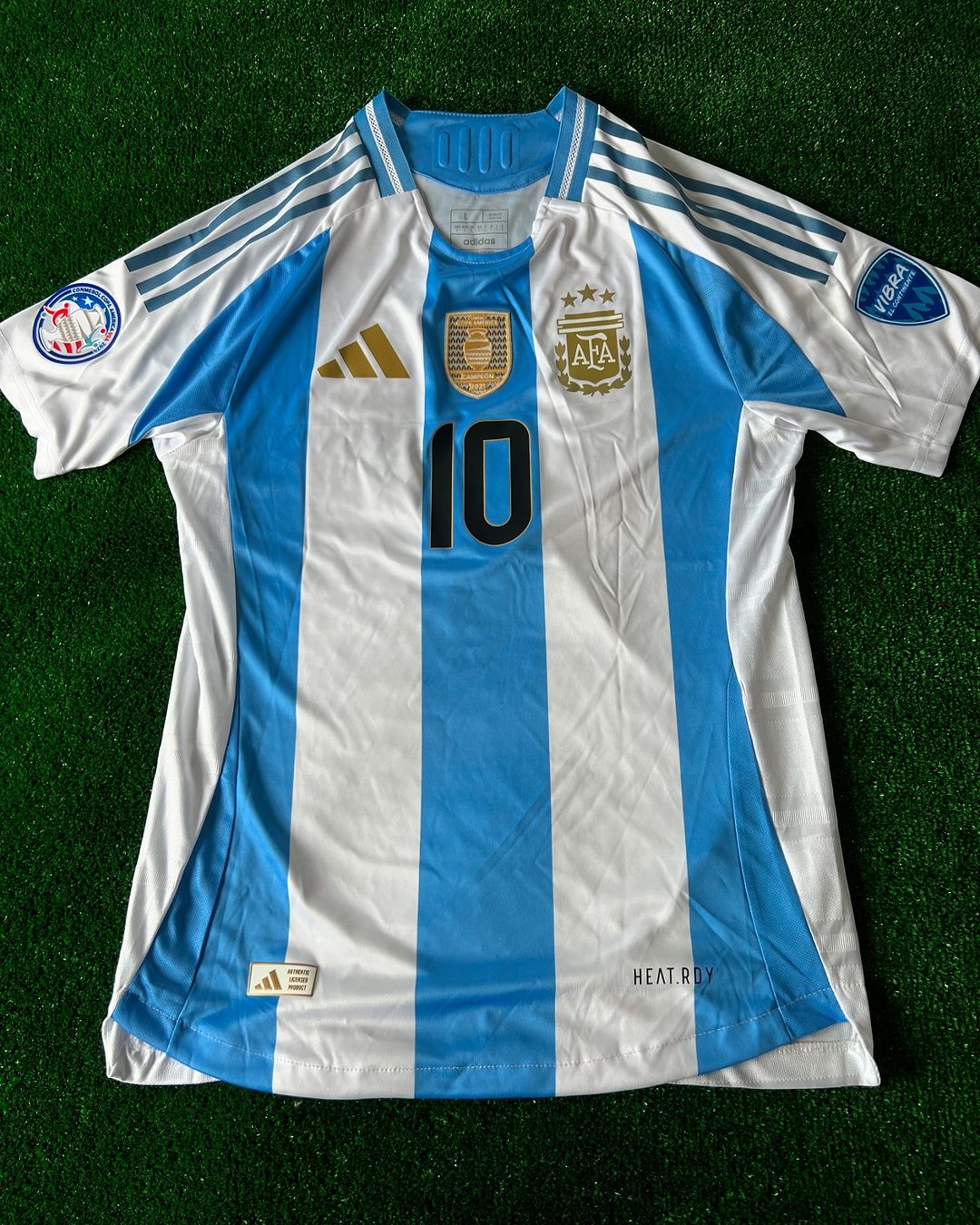 Lionel Messi Argentina 2024 Copa America Home Jersey Maillot Trikot Maglia