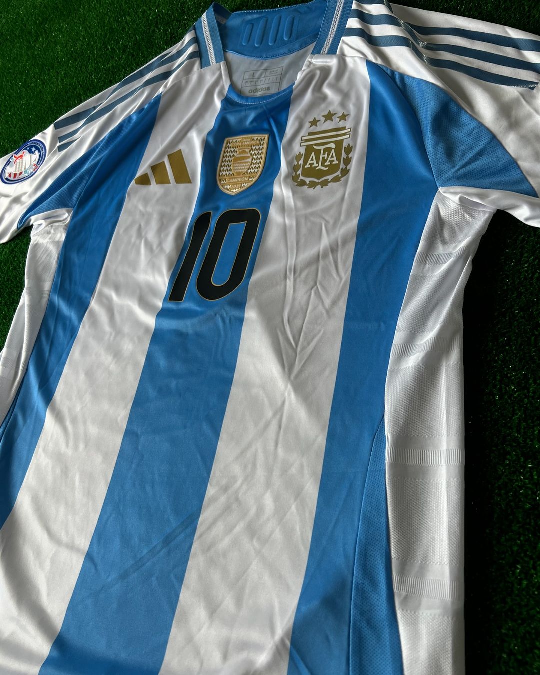 Lionel Messi Argentina 2024 Copa America Home Jersey Maillot Trikot Maglia