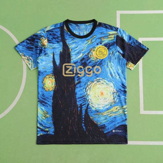 AFC Amsterdam Vincent van Gogh Special Commemorative Tshirt Jersey Trikot Maillot Camiseta Voetbaltrui