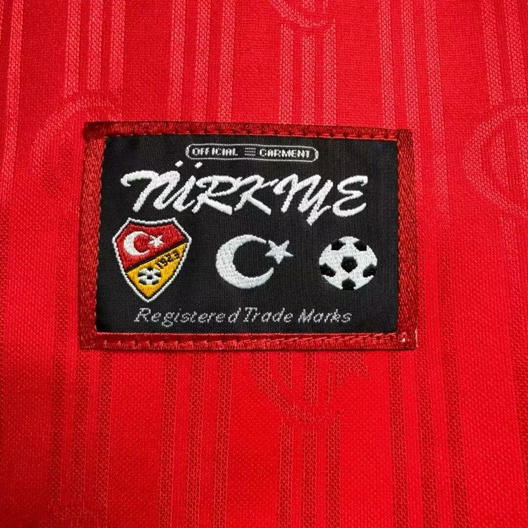 Türkiye Efsane Kirmizi Turkey Retro Kirmizi Özel Forma Football Jersey Maglia Trikot Maillot