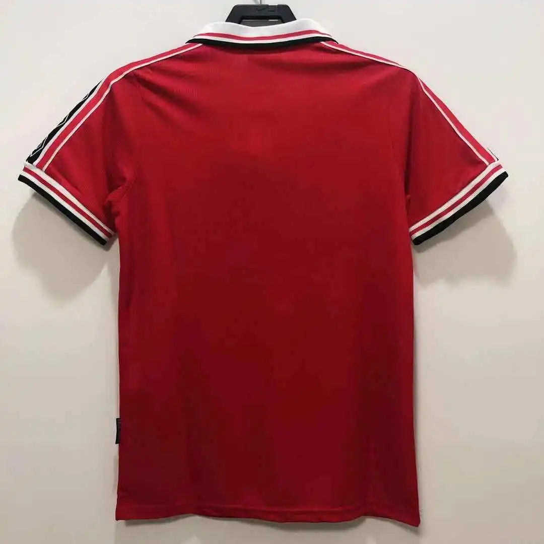 Manchester United Home retro 1998 season Red Football jersey