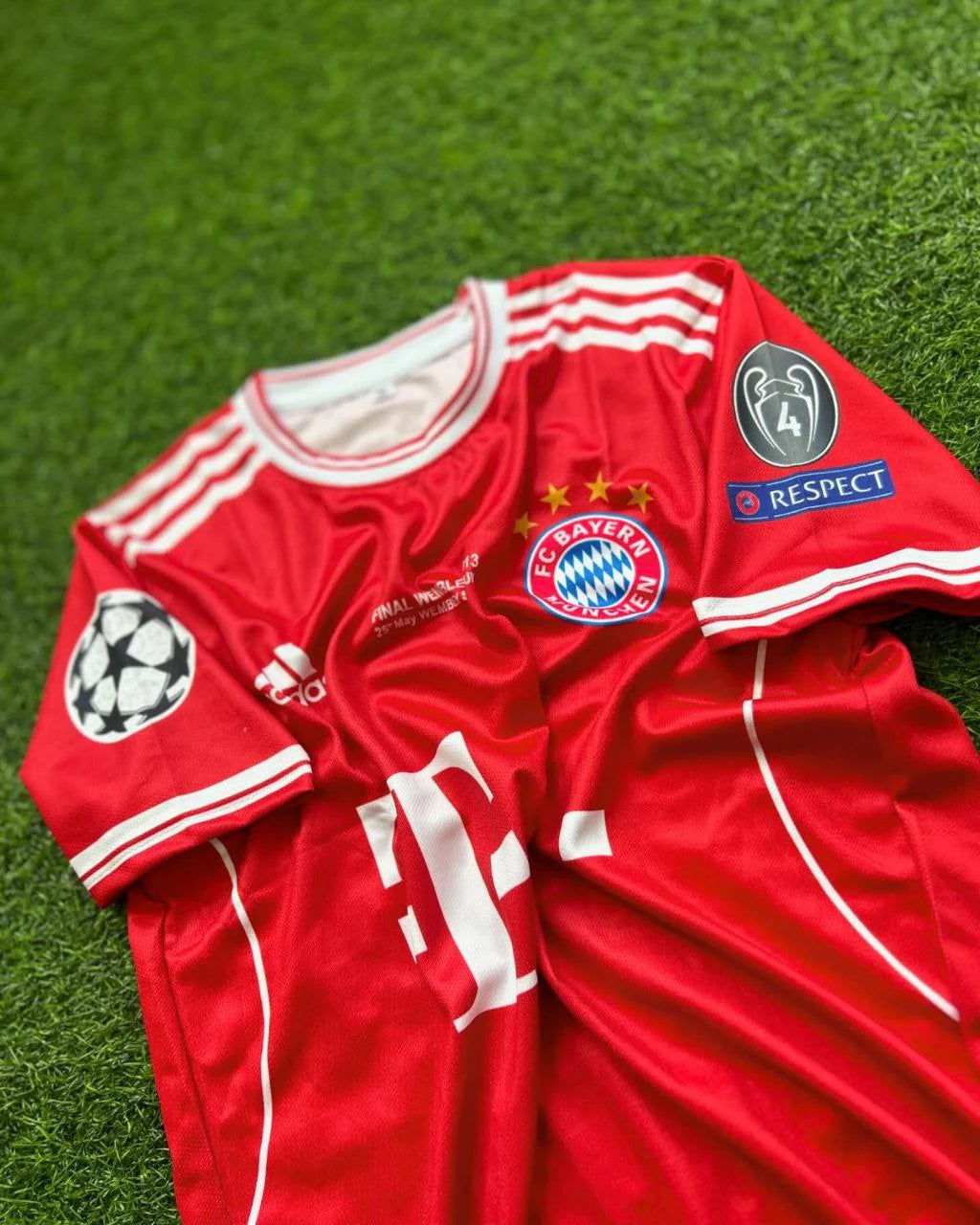 Arjen Robben Bayern Jersey With Champions League Patch