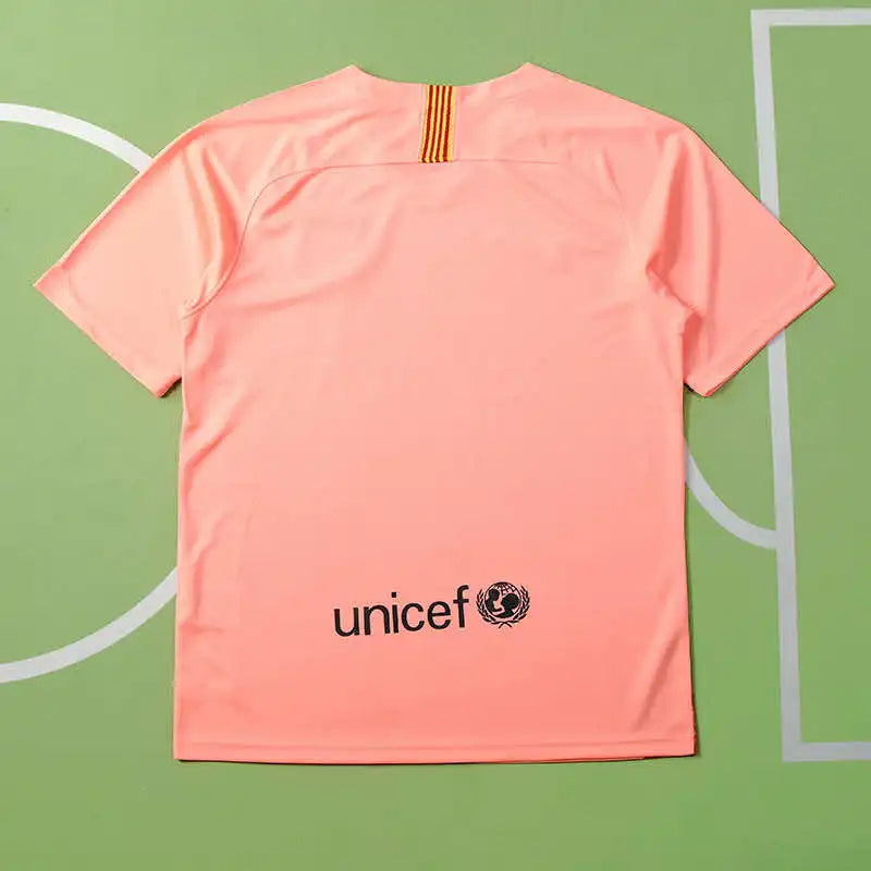 Barcelona 2018 19 Pink Home Retro Football Jersey