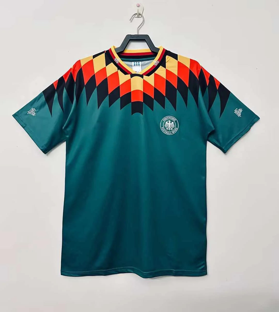 Saison 1992 Deutschland auswärts Germany 92 Retro Football jersey