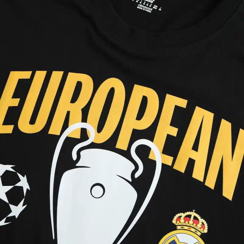 Real Madrid 2024 season Champions League Winber Black Special Champions League Jersey