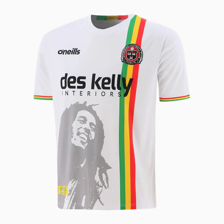 AFC AN Bob Marley Ireland Bohemian F.C. Special Commemorative Tshirt Jersey Trikot Maillot Camiseta Voetbaltrui