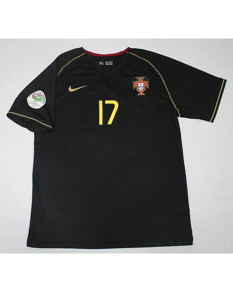 Cristiano Ronaldo #cr7 - Portugal 2006 World Cup Black Jersey Trikot