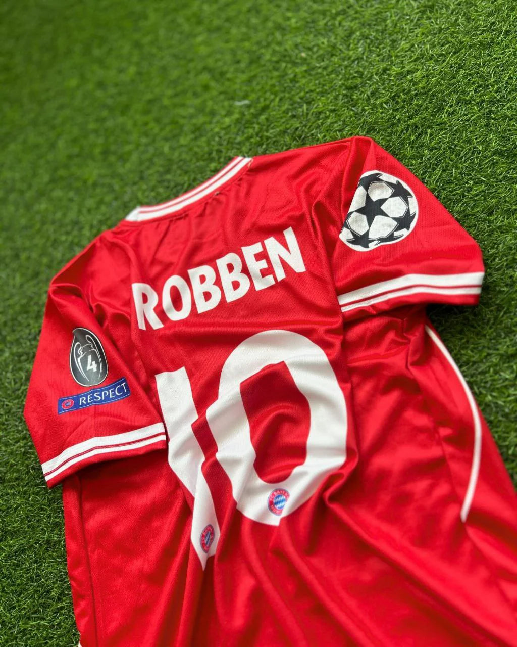 Arjen Robben Bayern Jersey With Champions League Patch