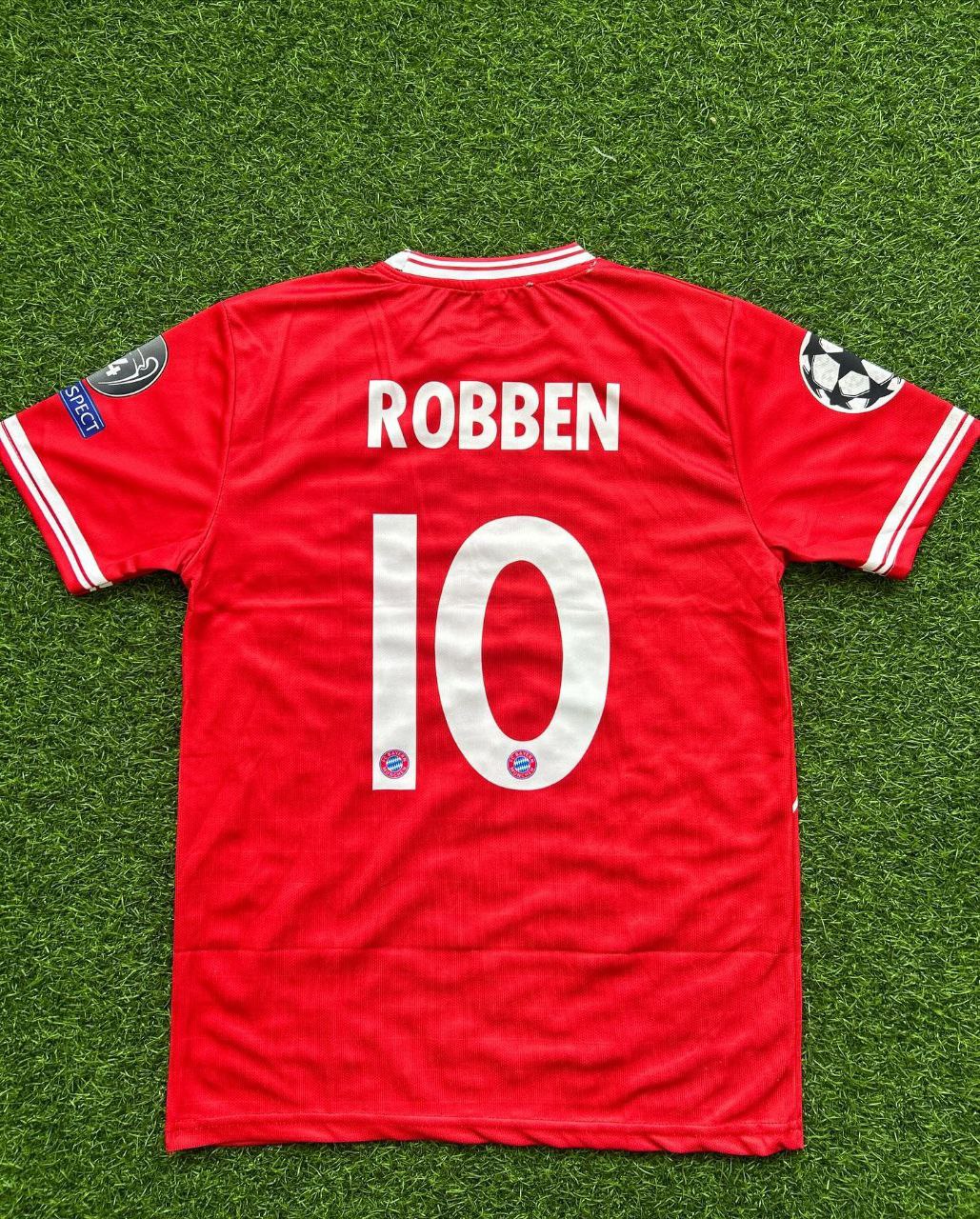 Arjen Robben Bayern Jersey With Champions League Patch