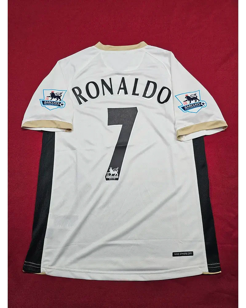 Cristiano Ronaldo #cr7 Manchester United 2006/07 White Jersey Trikot