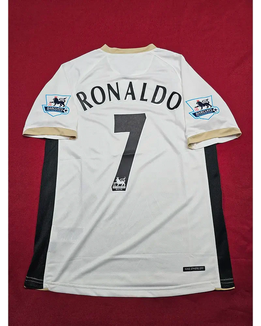 Cristiano Ronaldo #cr7 Manchester United 2006/07 White Jersey Trikot