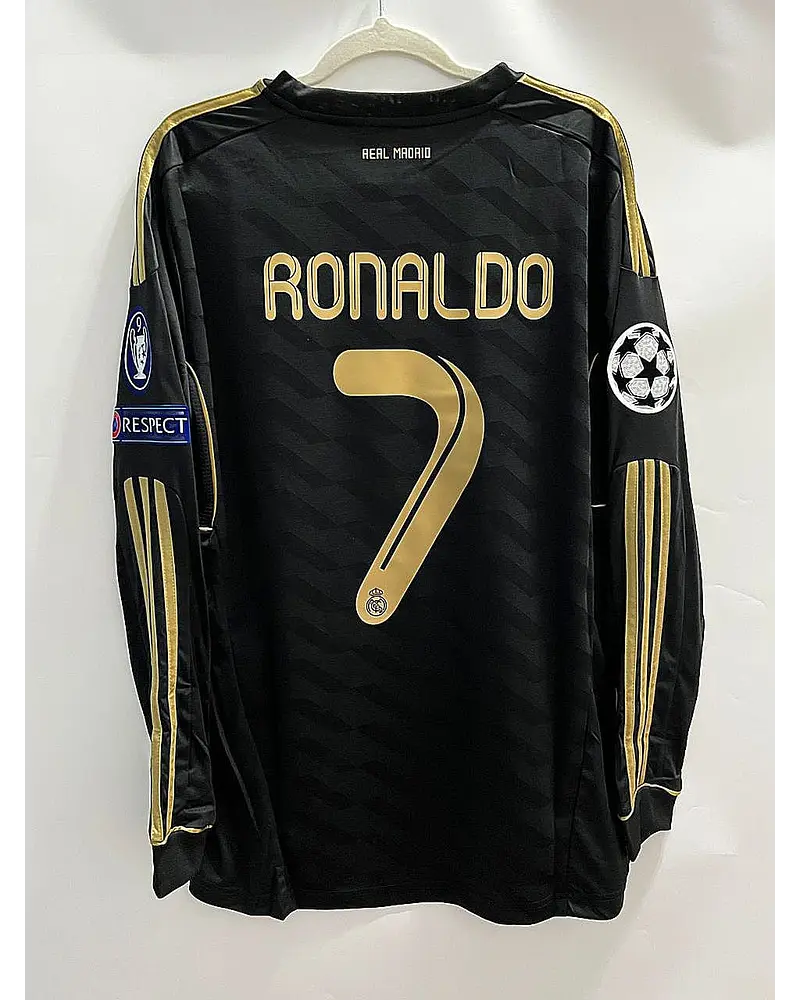 Cristiano Ronaldo #cr7 Real Madrid 2011/12 Black Jersey Trikot