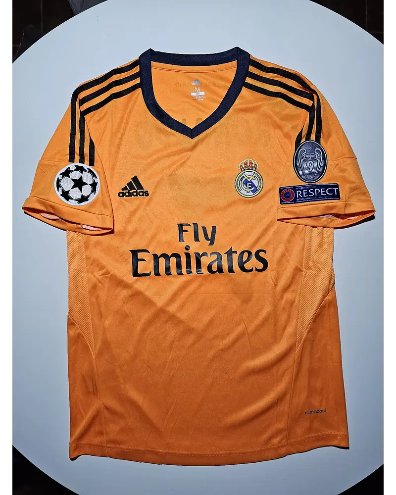 Cristiano Ronaldo #cr7 Real Madrid 2012/13 Away Orange Jersey Trikot