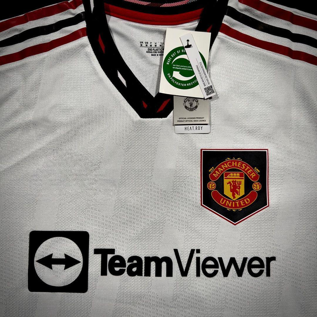 Cristiano Ronaldo Manchester United White 2022 2023 Premier League  Player Version Jersey