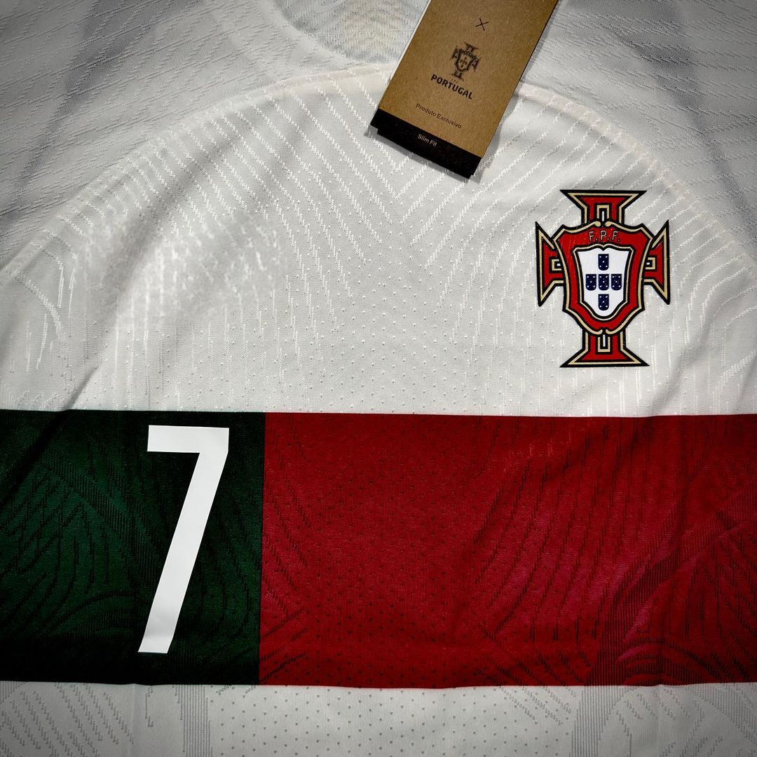 Cristiano Ronaldo Portugal 2022 World Cup Qatar Retro Jersey Trikot