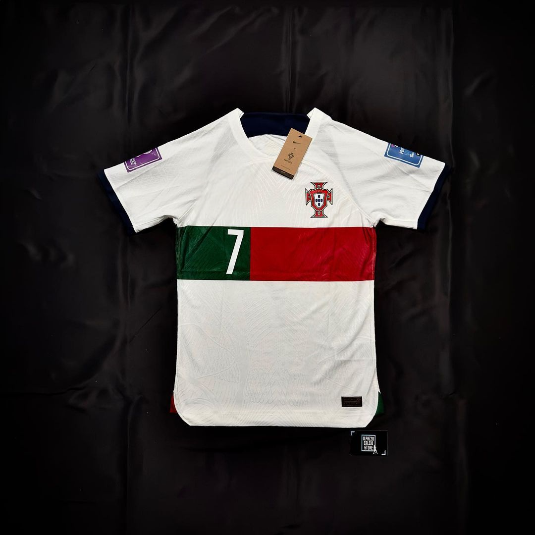 Cristiano Ronaldo Portugal 2022 World Cup Qatar Retro Jersey Trikot