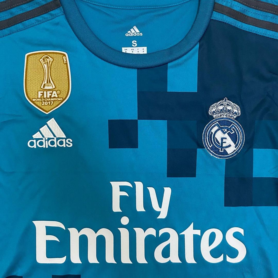 Cristiano Ronaldo Real Madrid 2017 2018 Season Retro Jersey