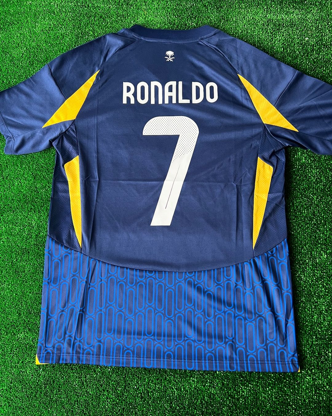 Cristiano Ronaldo CR7 Al Nassr Home Short Sleeve Jersey