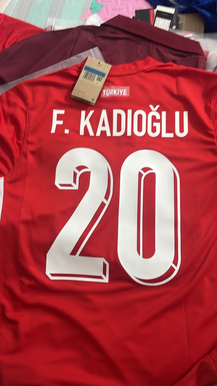 Turkey Turkiye Kırmızı Euro 2024 Home Red Jersey Trikot