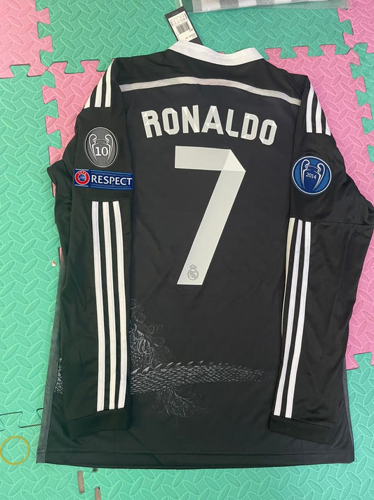 Cristiano Ronaldo CR7 14-15 Real Madrıd Retro Long Sleeve Jersey