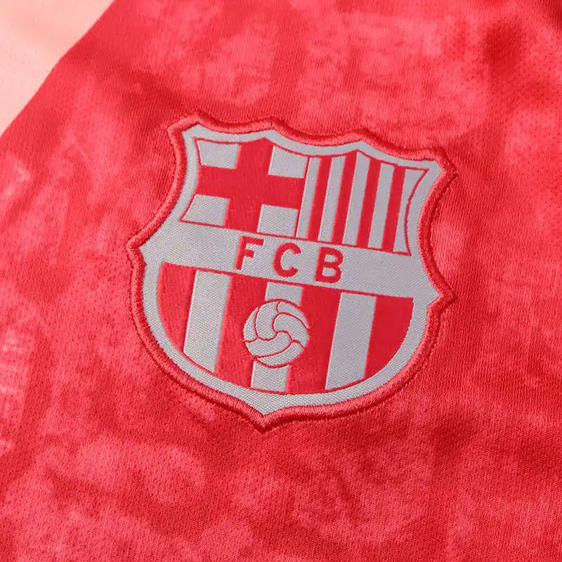 Barcelona 2018 19 Pink Home Retro Football Jersey