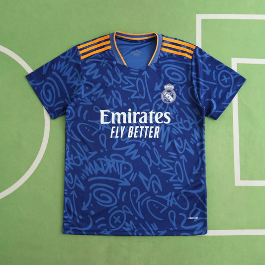 Real Madrid 2021/22 Home Retro Blue Jersey