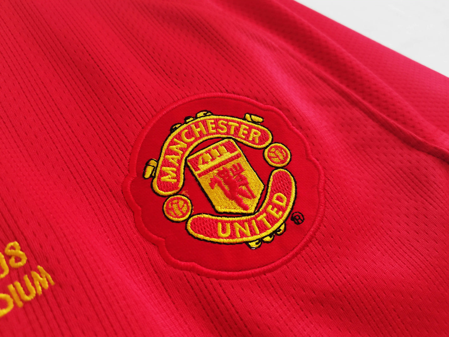 Manchester United 2007/08 Home Champions League Final Long-Sleeved Retro Football Jersey