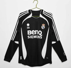 David Beckham Real Madrid 2006/07 Third Long-Sleeved Retro Football Jersey