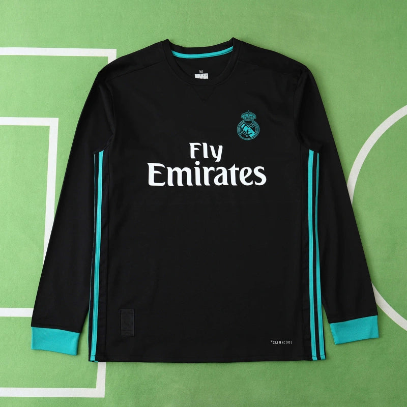 Real Madrid 2017/18 Away Jersey (Long Sleeved) - Retro Edition