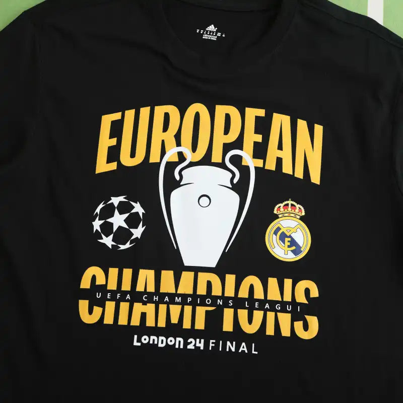 Real Madrid 2024 season Champions League Winber Black Special Champions League Jersey