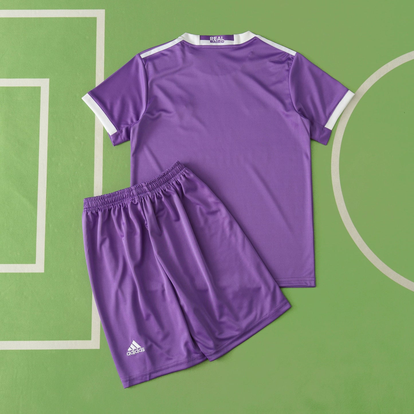 Real Madrid 2016/17 Purple Kids Kit Kindertrikot Maillot Enfant Kindertrui (Ages 3-13)