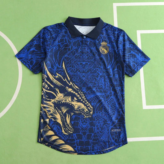 Real Madrid the year of the Loong Special edition Blue Dragon Kit