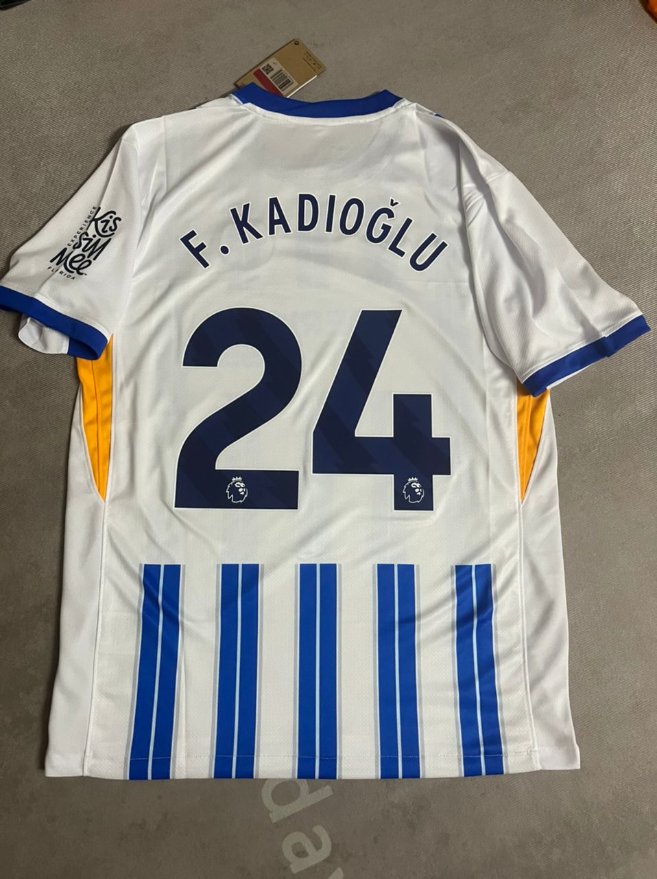 Ferdi Kadioglu Brighton Yeni Sezon Formasi New Season Home 2024 2025 Jersey Forma Trikot Maillot