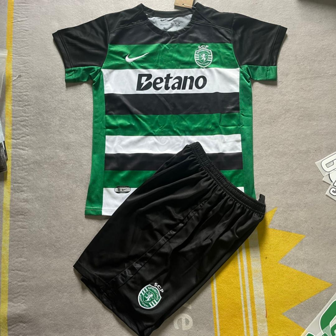 Viktor Gyökeres Kids Size Sporting CP Lisbon Home 2024-2025 Children Jersey