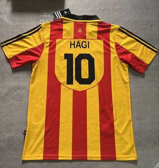 Galatasaray Gheorghe Hagi UEFA 2000 Sezon Sari Kirmizi Retro Forma Trikot