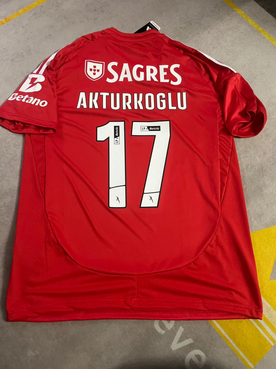 Kerem Akturkoglu Benfica Formasi 2024 2025 New Season Red Home Forma Jersey Maillot Trikot Maglia